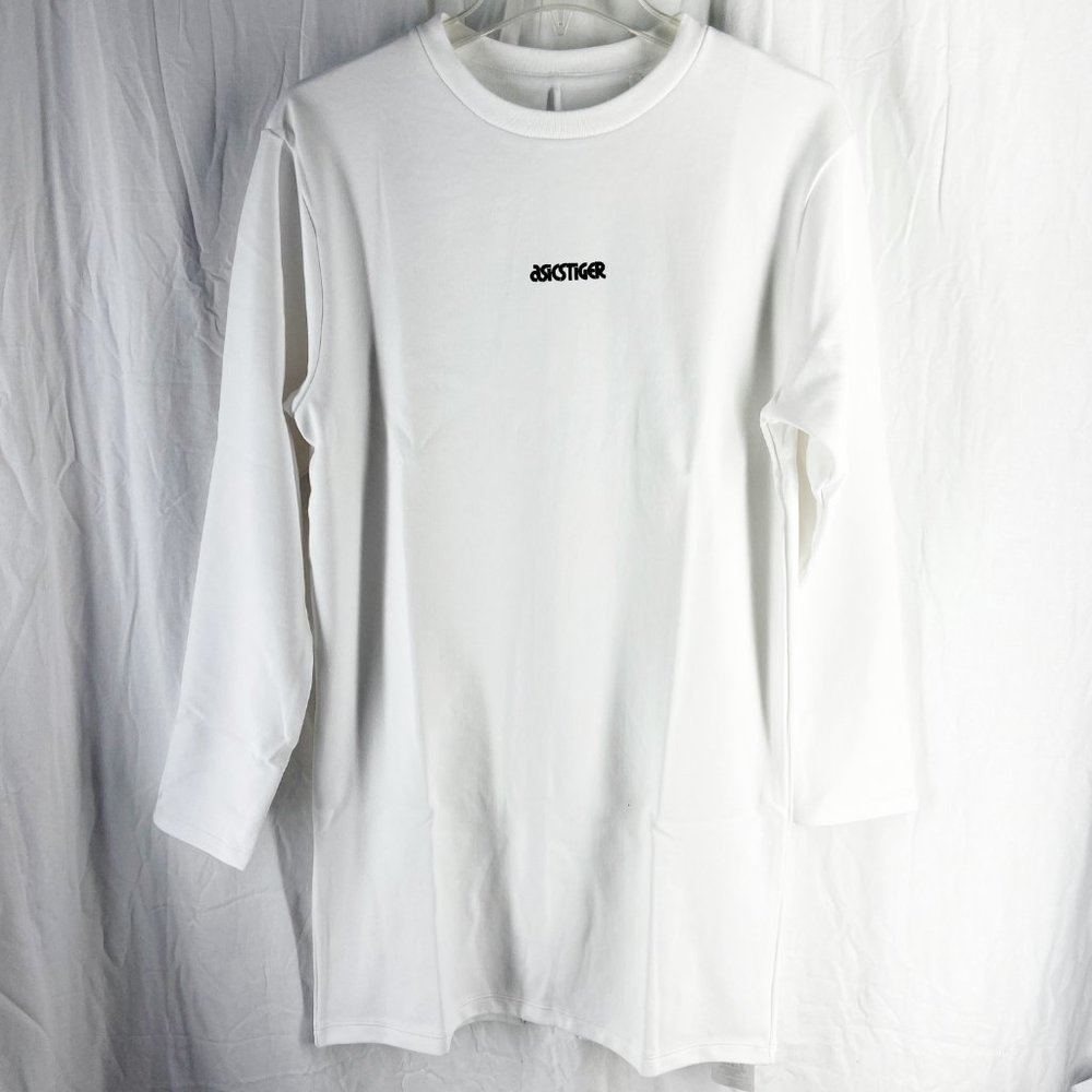 Asics Womens White Baselayer Long Sleeve T-Shirt Size M